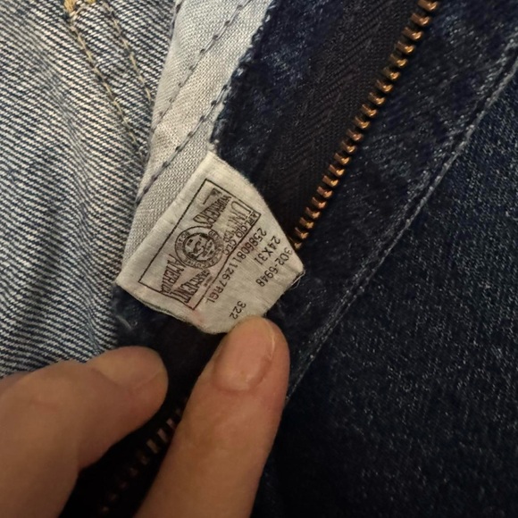 Vintage Lee Union Made 70s High Waisted Jeans - Picture 5 of 5